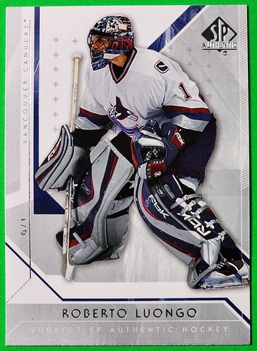 2006 SP Authentic Roberto Luongo #4 card