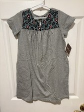 Tea Collection Girls Cotton Embroidered Dress Size 6