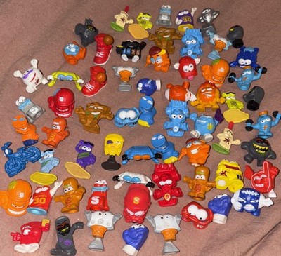 Unique Assortment Lot of 60 Plus Zuru Smashers Figures series Sports Series