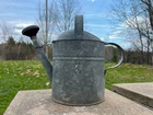 RARE SHAPE Vintage Galvanized Garden 13" High Watering Can Spout Sprinkler Head