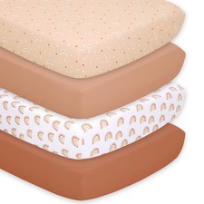 4-Pack Fitted Crib Sheet Set - Super Soft  Breathable Baby Girl or Boy Crib ...