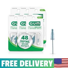 GUM Proxabrush Refills 8 Count Wide Dental Interdental Brush for Braces