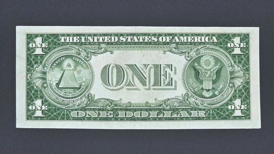 1935-D "Wide" US $1 Silver Certificate, FR#1613,  UNC-60, Serial#: G06079919F - Image 2 of 2