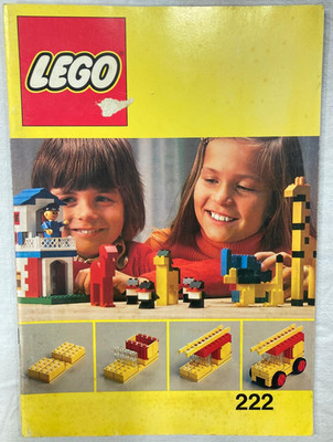 LEGO  Ideenbuch 222 Bauanleitung Bauheft Baubuch 80 S. von 1975 guter Zustand