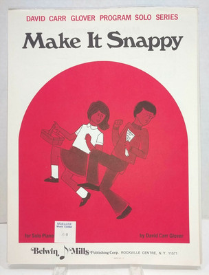 Make It Snappy Sheet Music Practice Teacher Piano Solo Glover Program Series F3Q