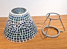 White Barn Candle Co Mosaic Candle Shade with...