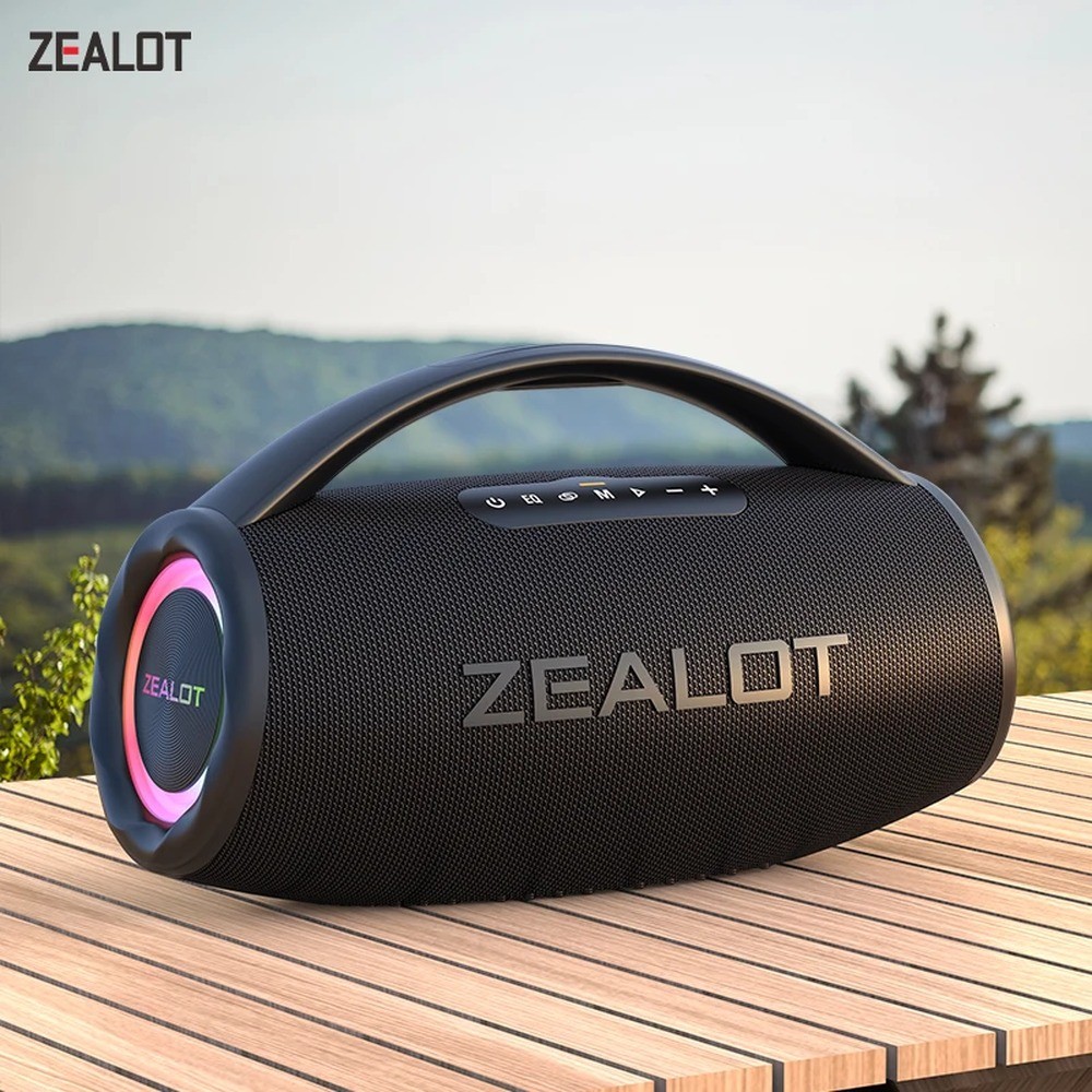 ZEALOT S97 80W Wireless Portable Outdoor Speaker - 16000mAh Battery, Bluetooth 5
