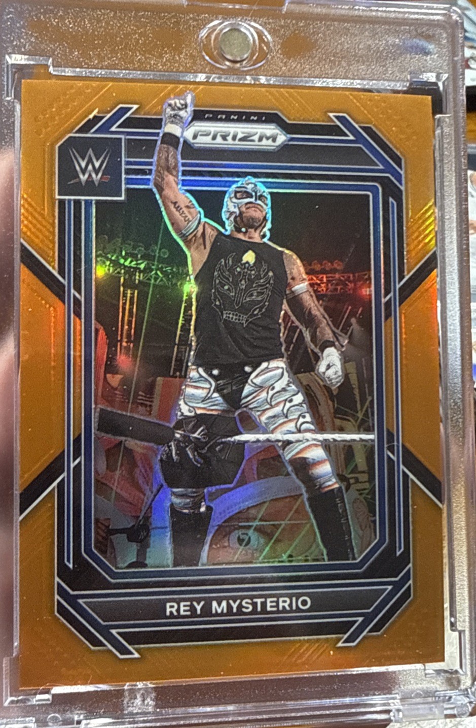 ORANGE PRIZM Rey Mysterio 2023 Panini WWE Prizm #112 SP numbered /99