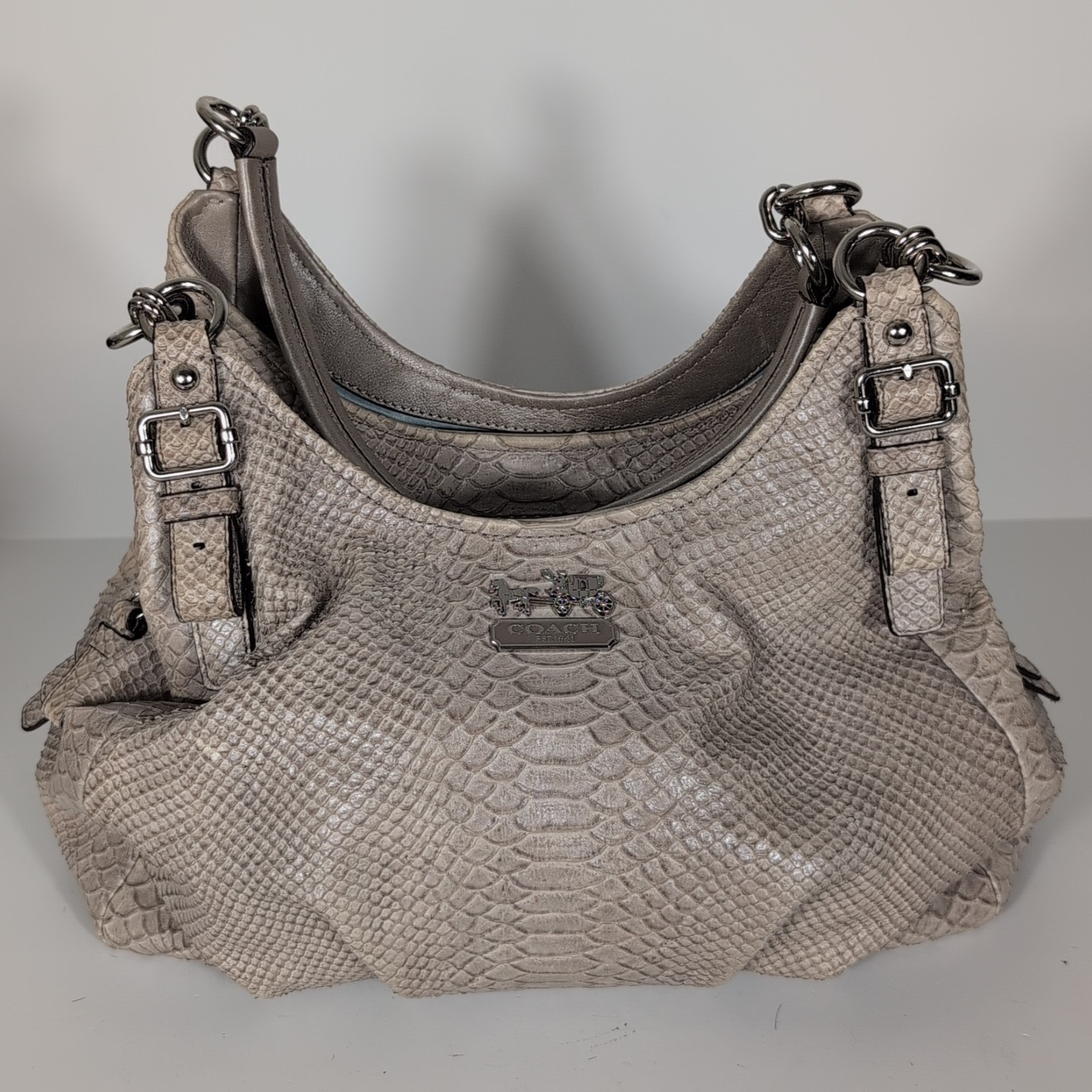 Coach Madison Limited Edition Python Embossed Lea… - image 1