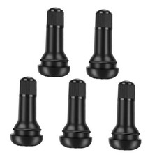 5 Pcs Rubber Snap-in Tire Valve Stems - Standard 0.453" Rim Hole TR413