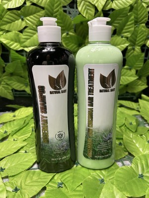 Natural Sant Rose Mary Shampoo/hair Treatment For Damaged Hair