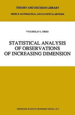Statistische Analyse von Beobachtungen zunehmender Dimension - 9789048144136