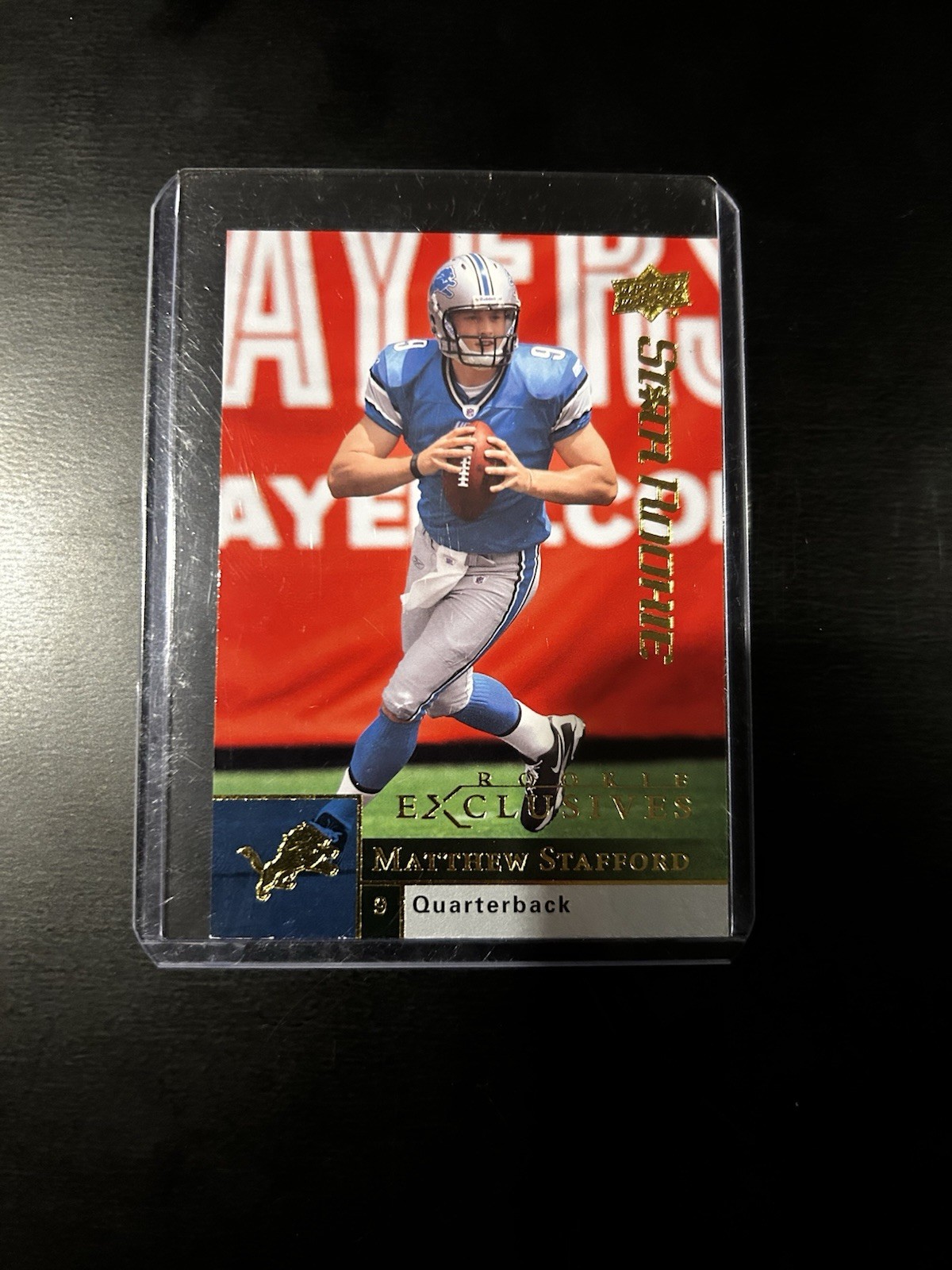 2009 Upper Deck Matthew Stafford Rookie Exclusives #77 Detroit Lions