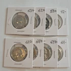 [Lot of 8] Silver Washington Quarters 90% 1964 and Earlier