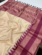 Indian Designer Banarasi Silk Gadwal Pattu Saree - Wedding Wear  Party Wear