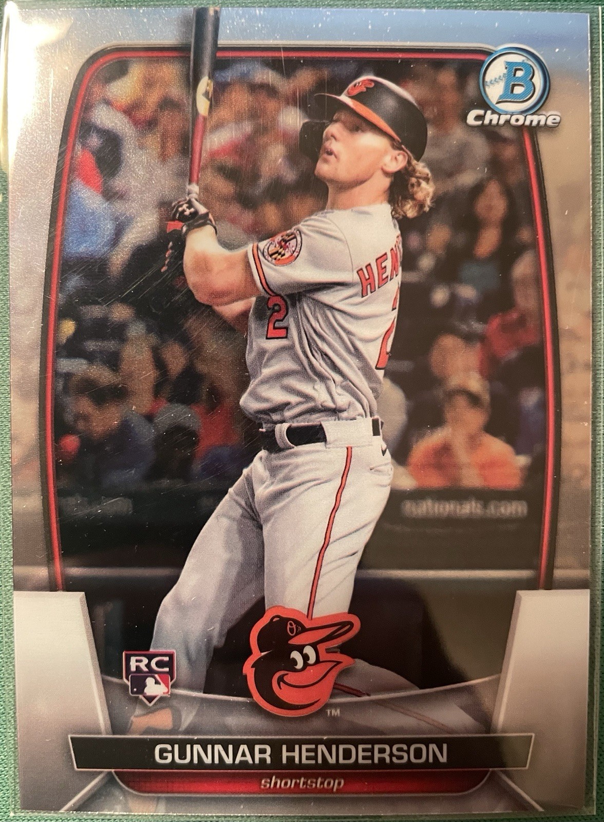 2023 Bowman Chrome Gunnar Henderson RC Rookie #10 Orioles