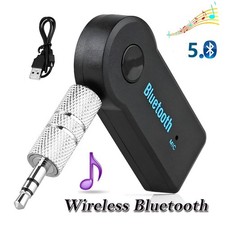 2-in-1 Wireless Bluetooth 5.0 Transmitter Receiver Adapter Audio 3.5mm Jack Aux