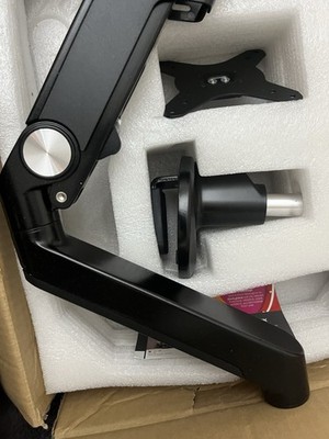 AVLT Single Monitor Desk Mount Arm 35in VESA 75x75/100x100 Tilt Rotate Black