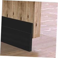 [New Upgrade] Huge Gap Door Draft Stopper,3-2/5"W Widened Door Sweep 1 Black