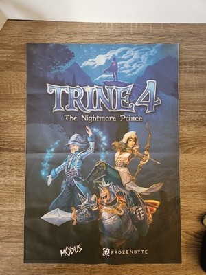 Trine 4 Fabric Poster - 19.5'' - Rare - Modus - Frozenbyte