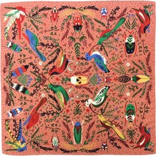 Silk Like Head Scarf for Women Satin Large Hair Scarves 35" Square Silk Hai...