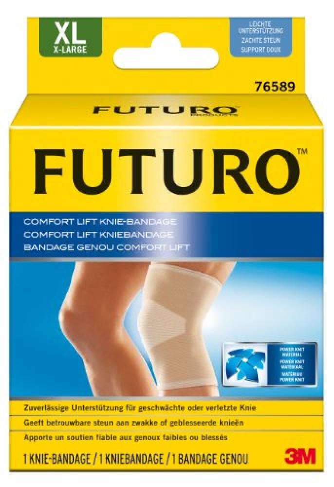 (TG. xl) FUTURO FUT76589 Comfort ginocchio Bandage, indossabile su entrambi i la