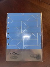 TUL Discbound Notebook Covers, Junior Size, Navy Geo, 2 Covers