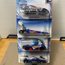 Hot Wheel Race Team Lot of 4 Mustang F/C Dragster HW 500 Indy & Haul FREE QUAD