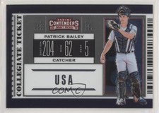 2019 Elite Extra Edition USA Collegiate National Team Tickets Patrick Bailey 0rf
