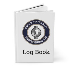 US Navy Engineering Aid Rating Log Book EA Emblem Journal