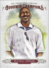 2018 Upper Deck Goodwin Champions MICHAEL JORDAN Card 1 Chicago Bulls HOF