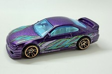 2022 Hot Wheels Nissan Silvia S15 Purple 164 Scale Diecast Race Car Loose