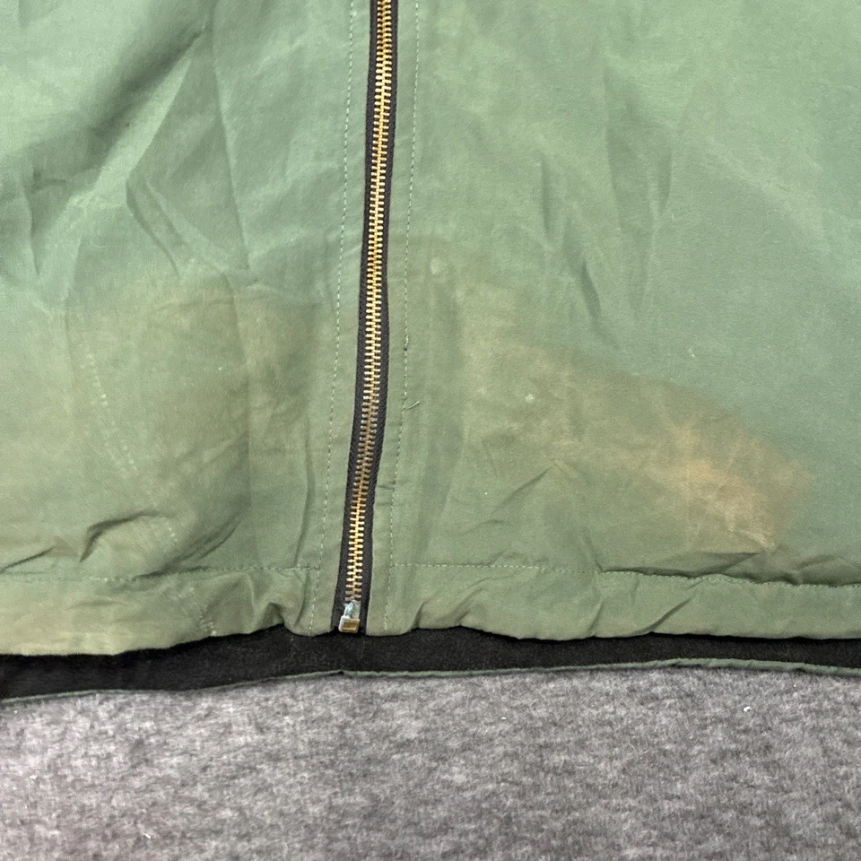 Ducks Unlimited Men XL Shelled Fleece Vest Green Vintage Outdoor Hunter Warm - Image 2 of 4