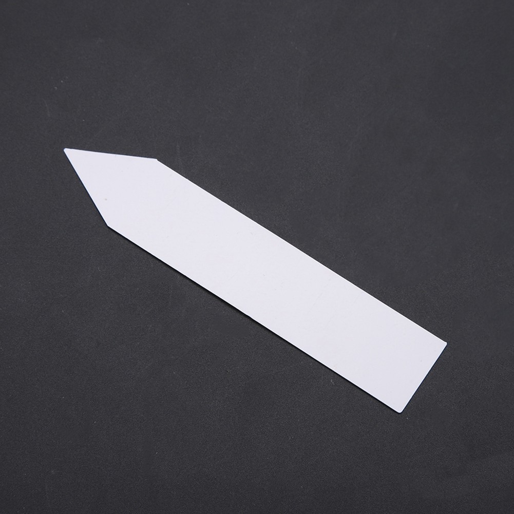 ↑100 Pcs Plastic Plant Labels Pot Marker Nursery Garden Stake Tags White