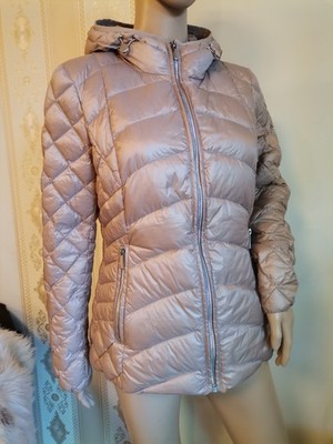 KAREN MILLEN Daunenjacke DAUNEN Jacke JACKET Rosa Metallic ROSE GR S 36 NEU