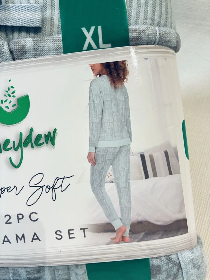 *全新带标签* Honeydew XL 超柔软睡衣套装 - 浅蓝色 Geo — 第 3/4 张图片