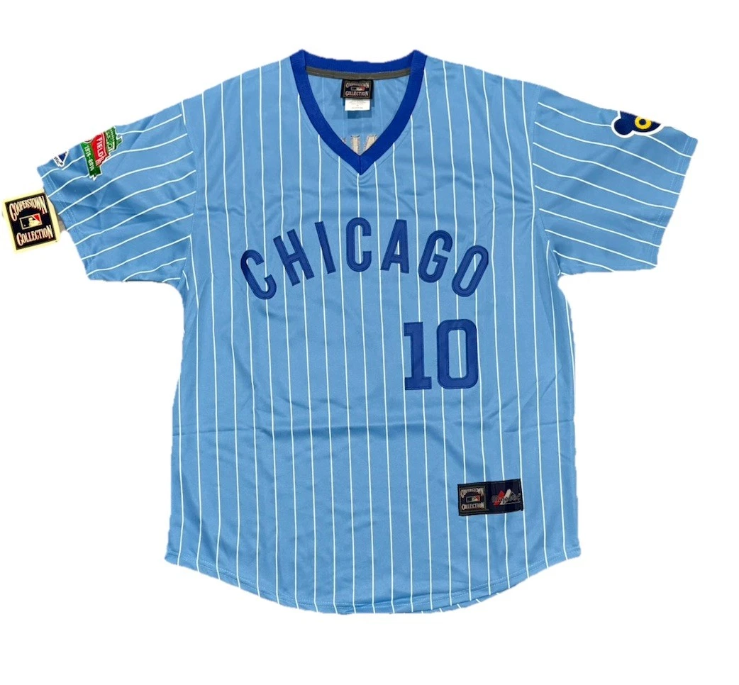 Ron Santo Chicago Cubs 1970s Wrigley Blue Cooperstown Jersey Men’s