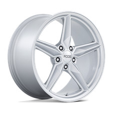 19x9.5 Foose F174 Cf8 Gloss Silver Wheel 5x120 45mm