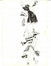 1939 Moda donna ANNI '30 Abiti estivi e scarpe haute couture AUTOGRAFO