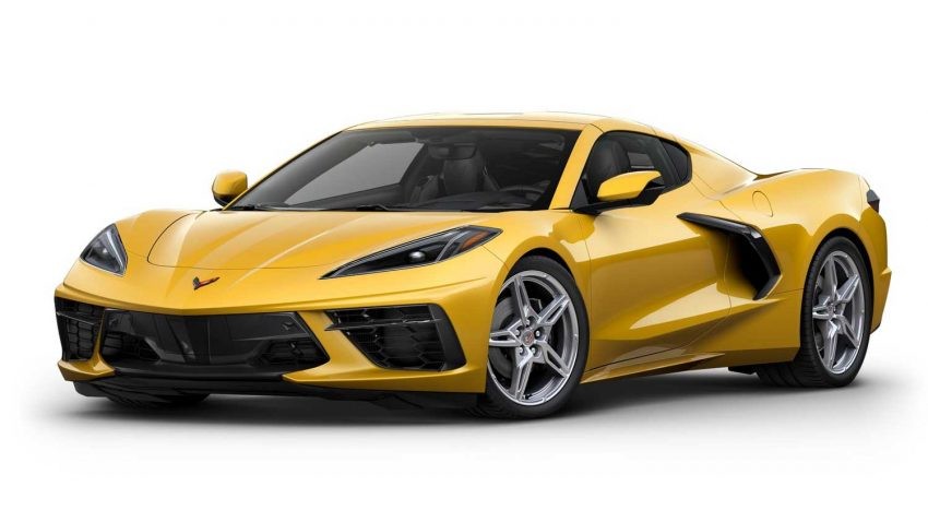 2025 Corvette C8 GM OEM Touch Up Paint Bottle Competition Yellow