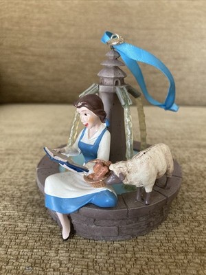 Disney Skizzenbuch Ornament singende Belle Brunnen Die Schöne und das Biest Weihnachten