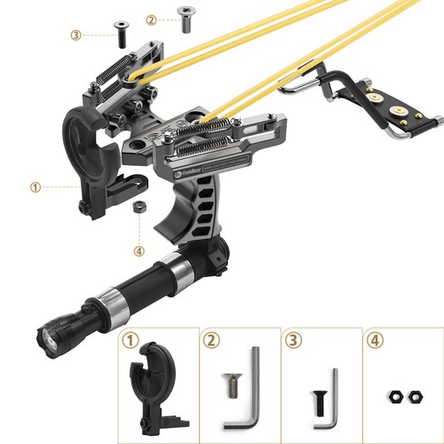 Hunting Laser Slingshot with Arrow Biscuit, Fishing Slingshot Professional fo... - Picture 5 of 9