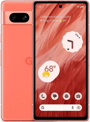 Google Pixel 7A 128GB   Coral Unlocked -EXCELLENT 9.5+/10!