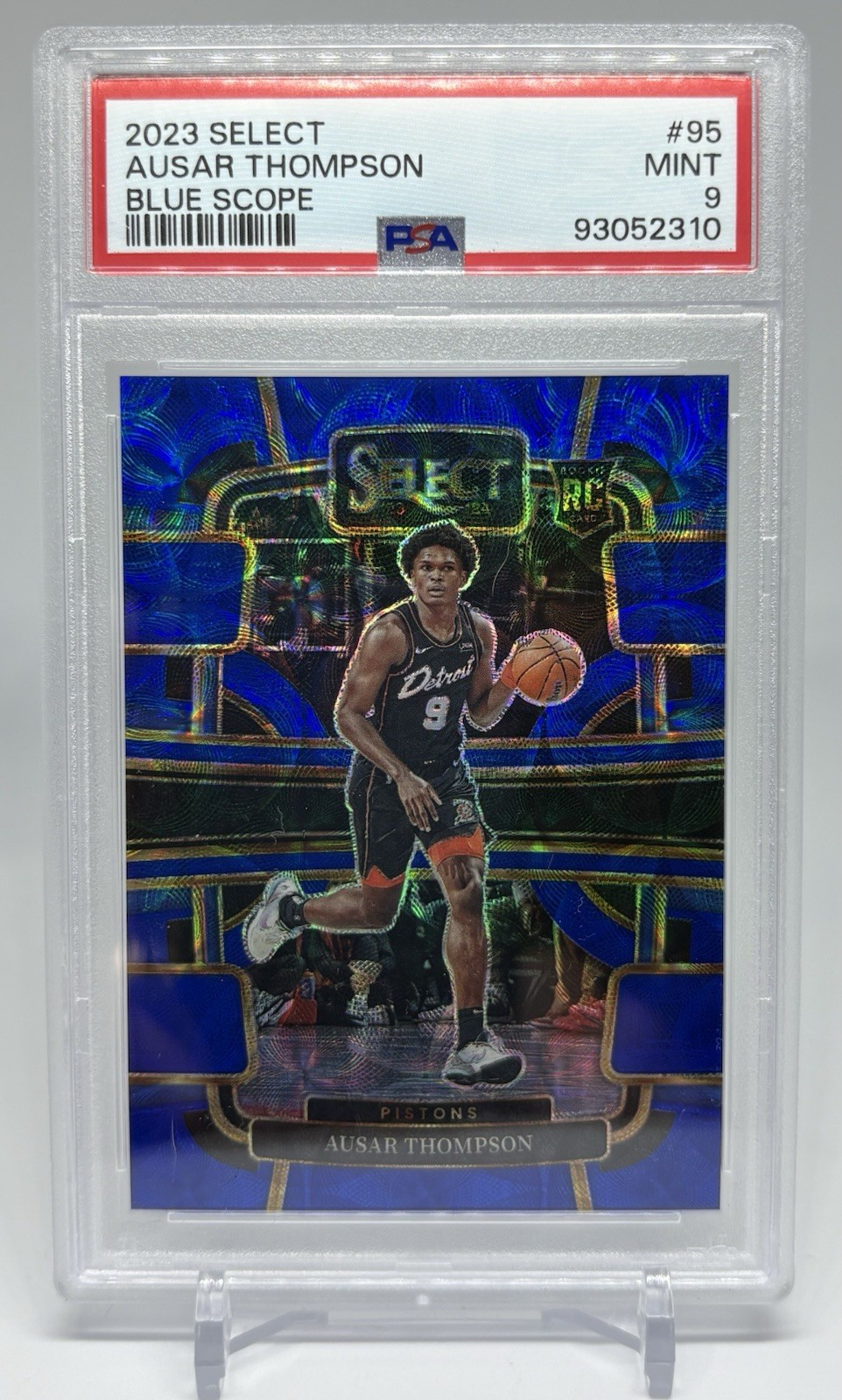 2023-24 Panini Select - Concourse Ausar Thompson #95 Blue Scope Prizm /249 (RC)