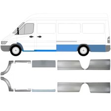MERCEDES SPRINTER VW LT 1995-2006 REPAIR PANEL / SET OF 10 PIECES / LWB / LONG