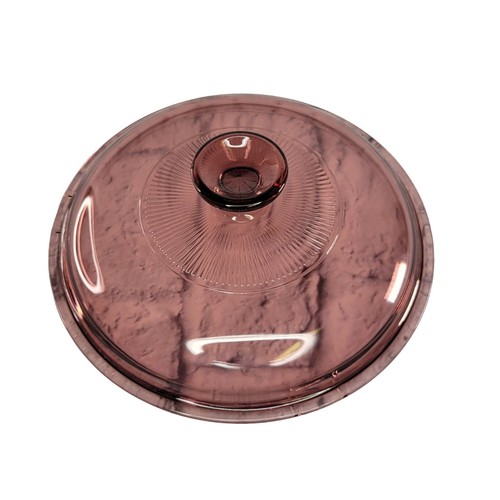 Coperchio vetro mirtillo Pyrex vintage V2 diametro 5C 8,5" ricambio pentole ottime condizioni - Foto 1 di 4