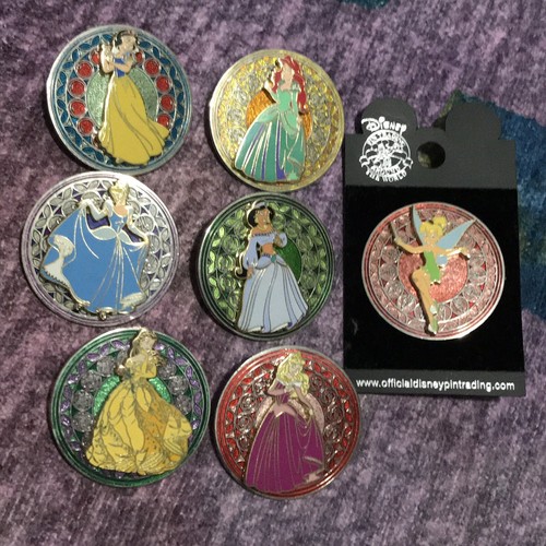 disney princess stained glass pins