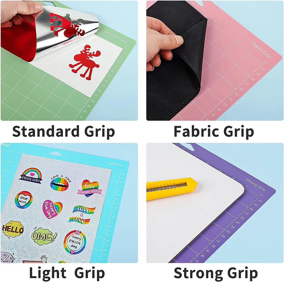 3Pcs Cutting Mat for Cricut Maker Explore Air 2 One Cricut Accessories Adhesive - Image 4 of 4