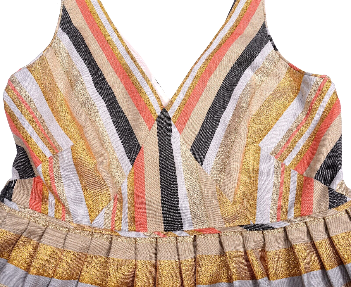j crew gold stripe dress Gabby Skye
