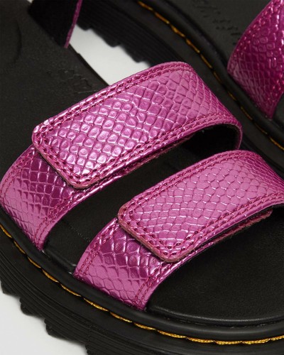 Dr. Martens Junior Klaire Leder Reptil Prägungsriemen Sandalen UK 1,5 - 3 - Bild 7 von 10